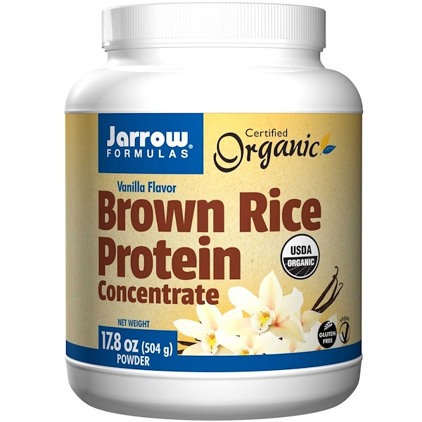 Organic Brown Rice Protein Concentrate Vanilla Flavor 504 Gram Jarrow Formulas jarrow formulas kopen in de aanbieding Organic Brown Rice Protein Concentrate Vanilla Flavor 504 Gram Jarrow Formulas jarrow formulas kopen in de aanbieding