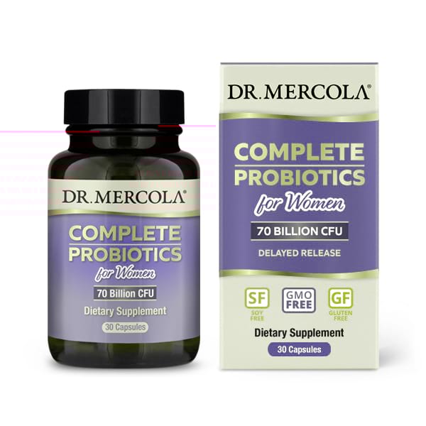 Complete Probiotics for Women (70 Billion CFU) (30 Capsules) - Dr. Mercola