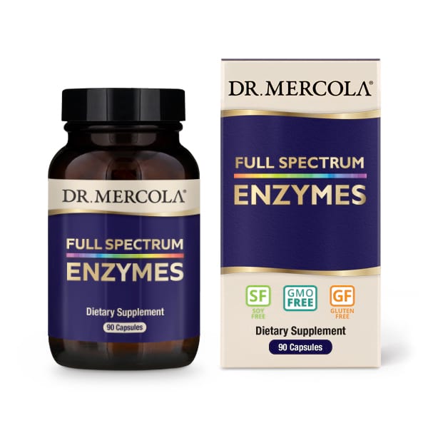 Full Spectrum Enzymes (90 Capsules) - Dr. Mercola