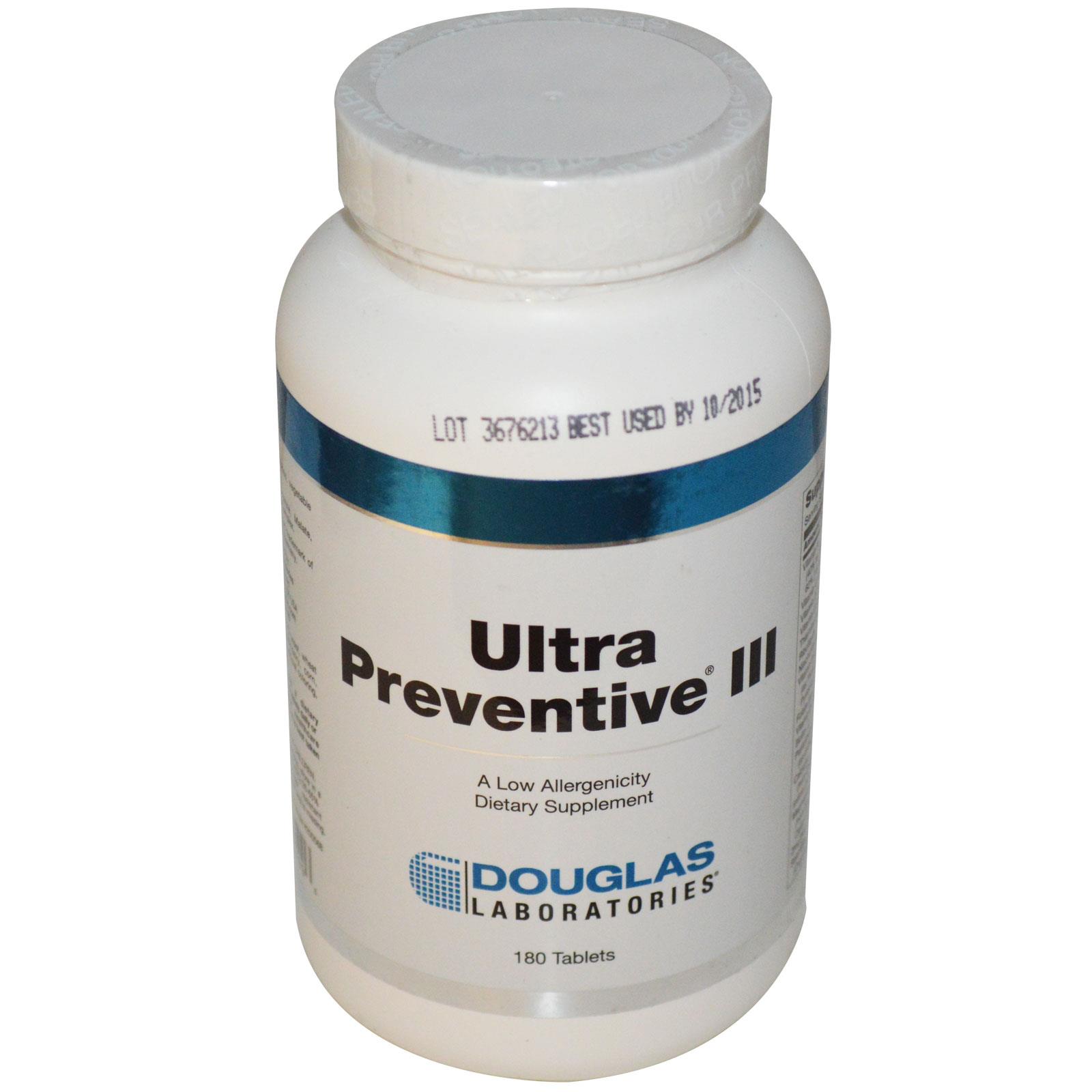 Douglas Laboratories,Ultra preventieve III (180 tabletten) Douglas Laboratories,Ultra preventieve III (180 tabletten)