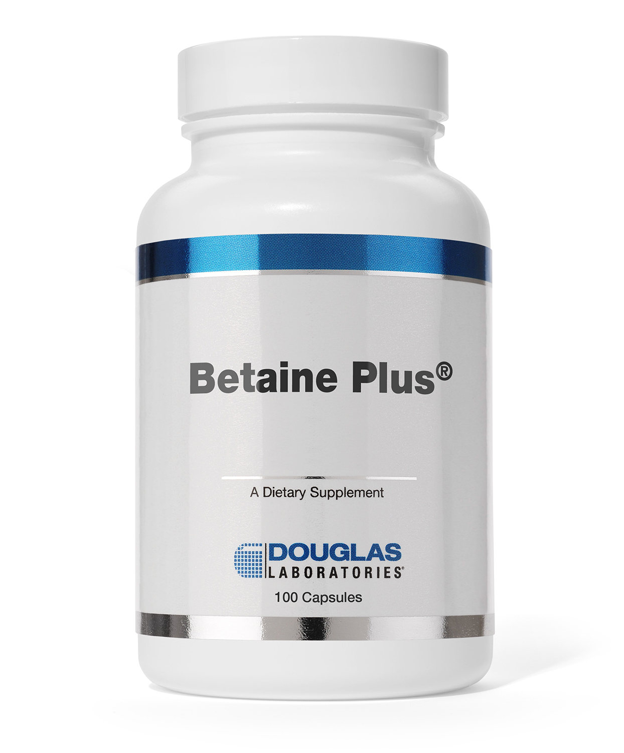 Foto van Betaïne Plus (100 Capsules) - Douglas Laboratories