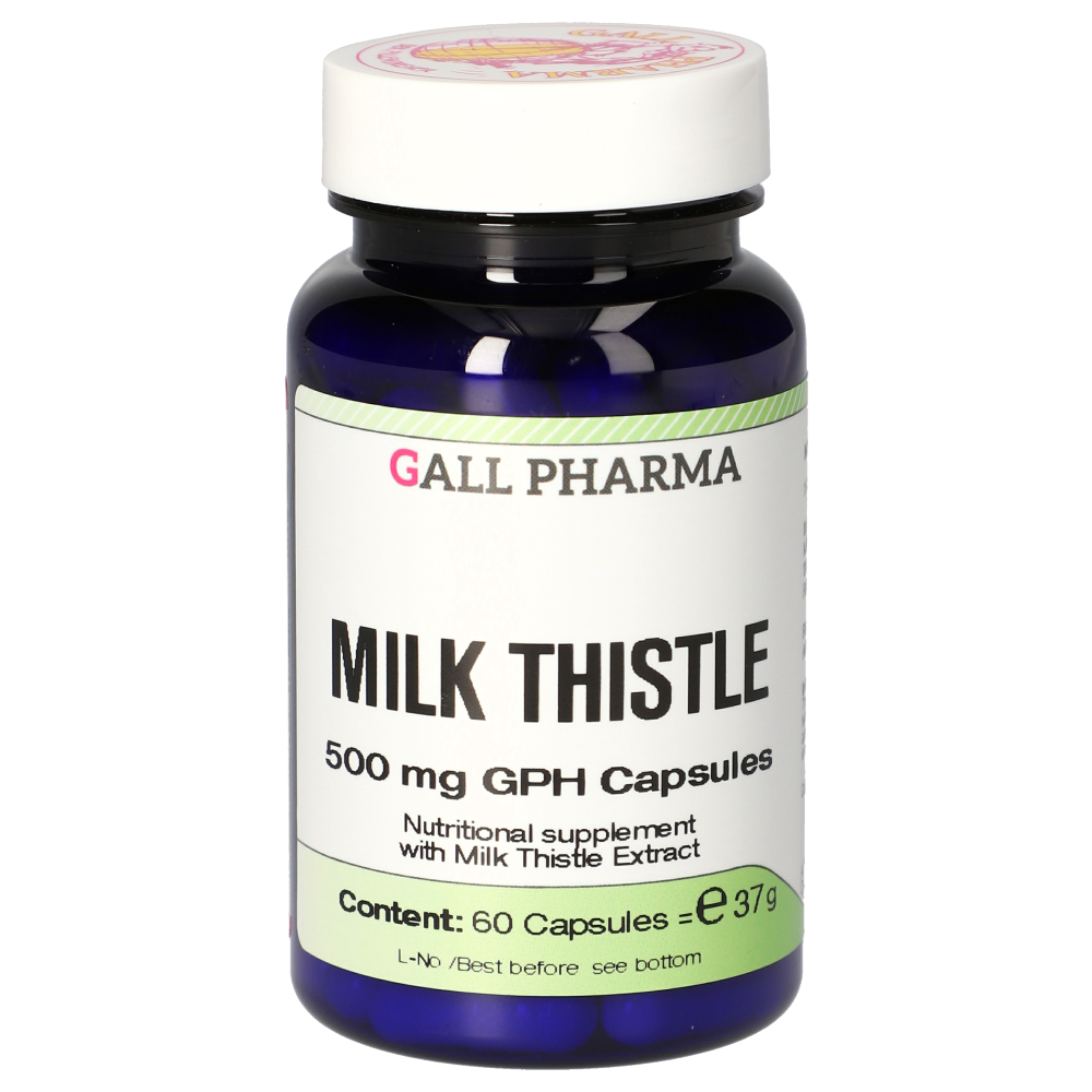 Milk Thistle 500 mg GPH (60 Capsules) - Gall Pharma GmbH