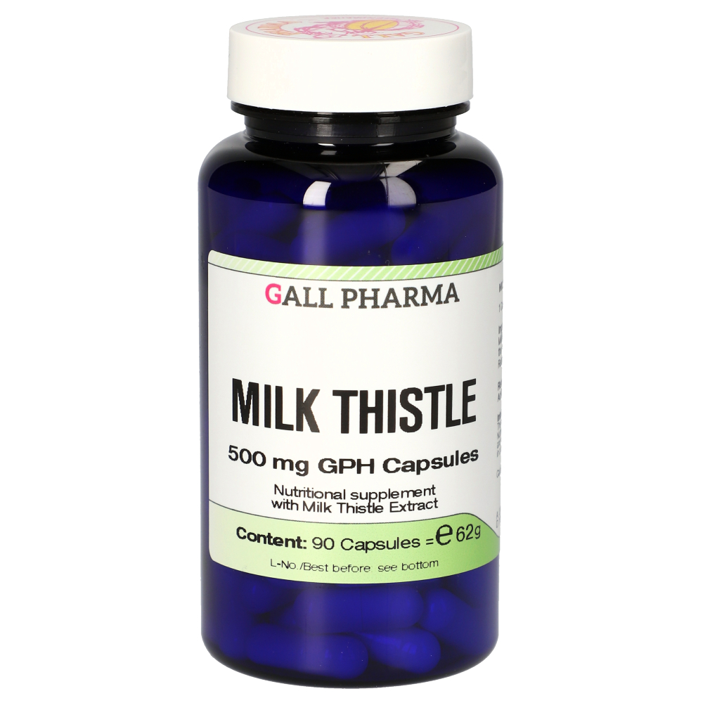 Milk Thistle 500 mg GPH (90 Capsules) - Gall Pharma GmbH