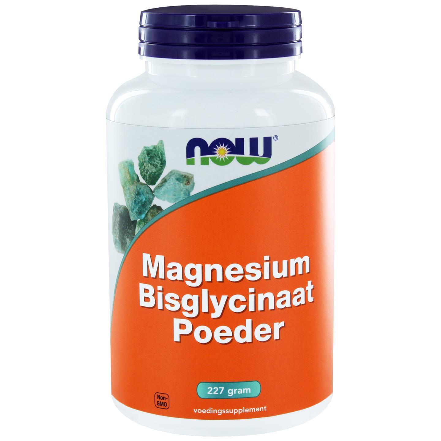 Magnesium Bisglycinaat Poeder (227 gram) - NOW Foods