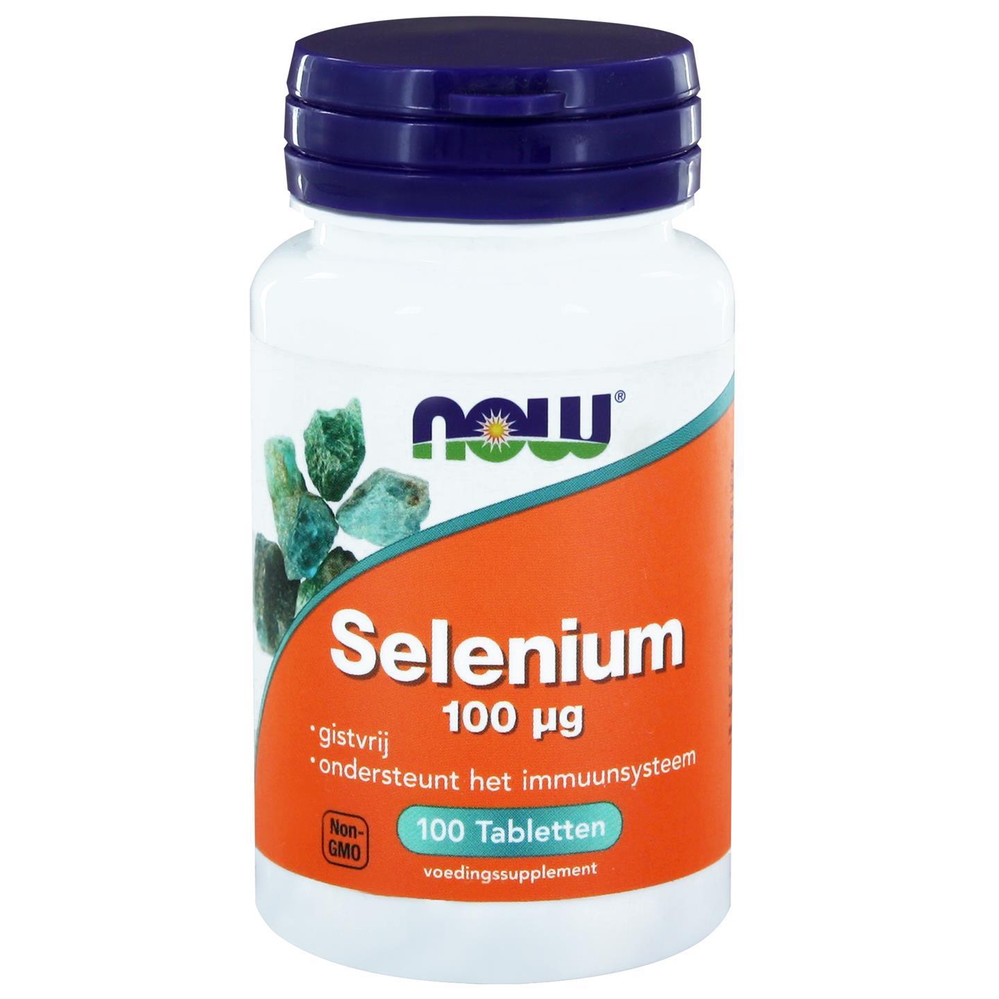 NOW Selenium 100mcg yeastfree 100tabl