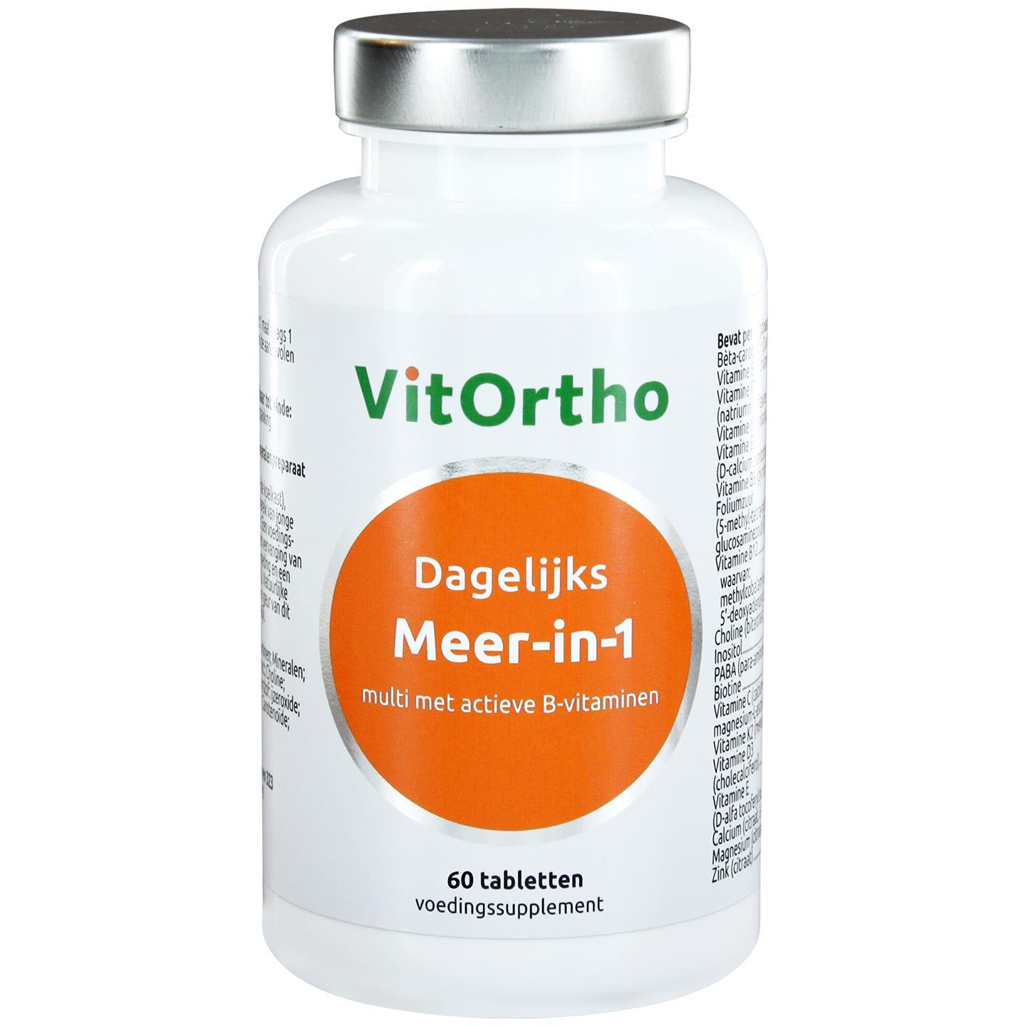Meer-in-1 Dagelijks (60 tabs) - VitOrtho Meer-in-1 Dagelijks (60 tabs) - VitOrtho