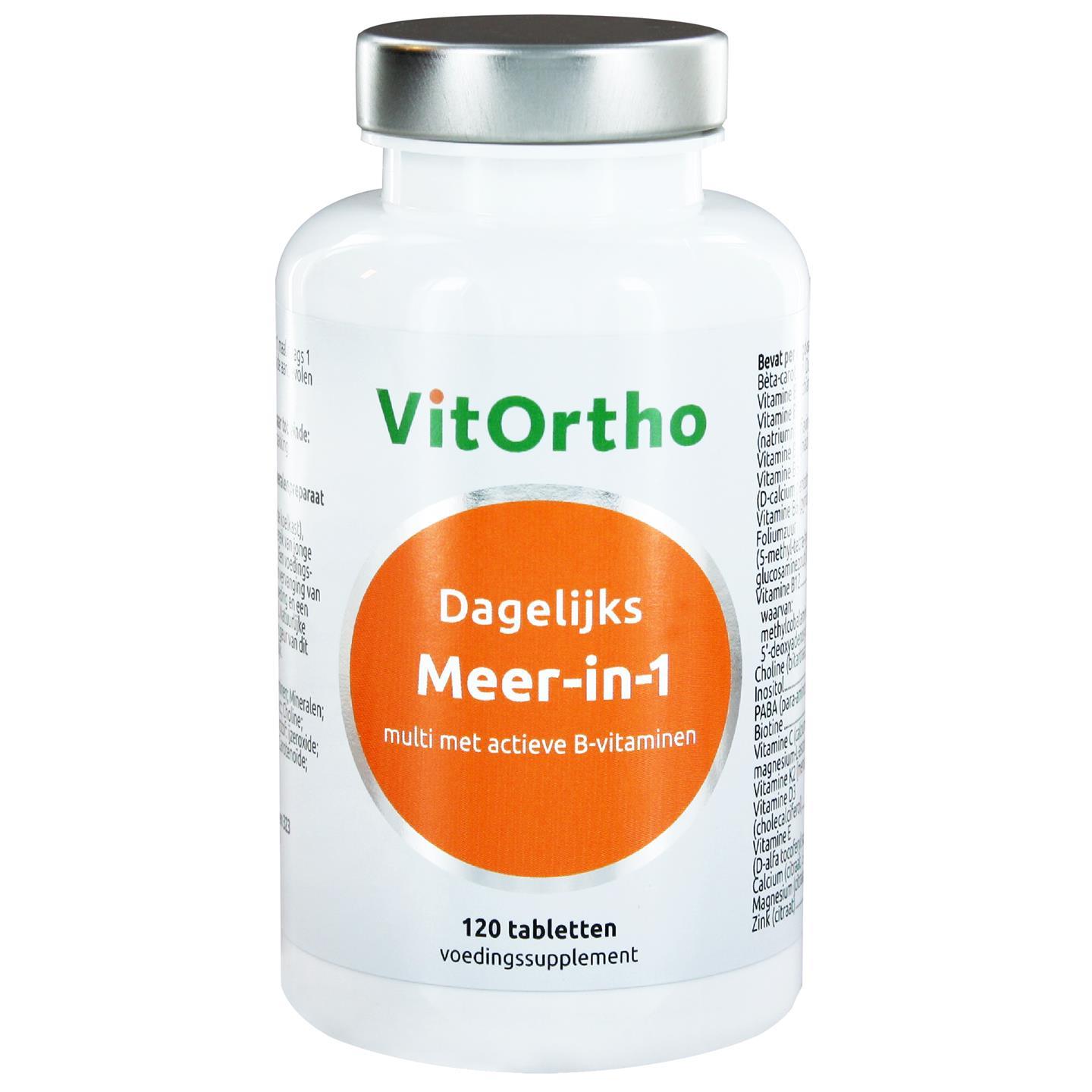 Meer-in-1 Dagelijks (120 tabs) - VitOrtho Meer-in-1 Dagelijks (120 tabs) - VitOrtho