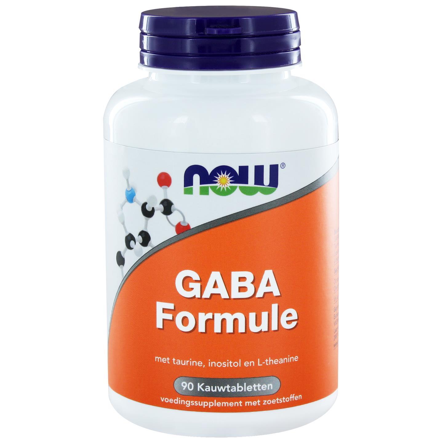 GABA Formule (90 kauwtabs) - NOW GABA Formule (90 kauwtabs) - NOW