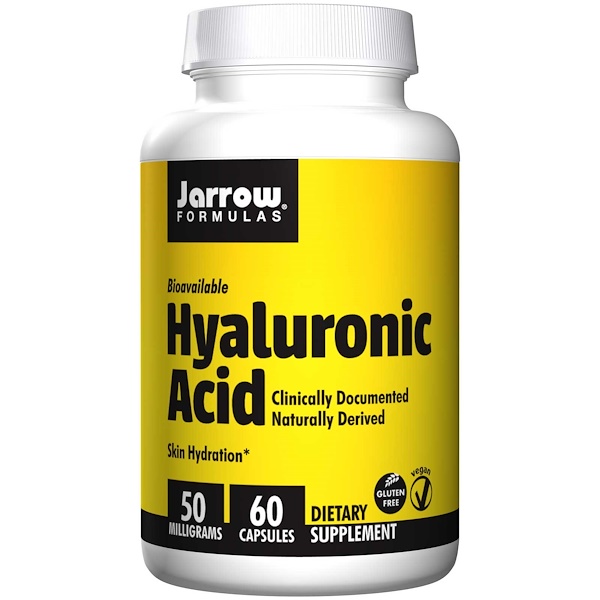 Hyaluronic Acid 50 mg (60 Vegetarian Capsules) - Jarrow Formulas