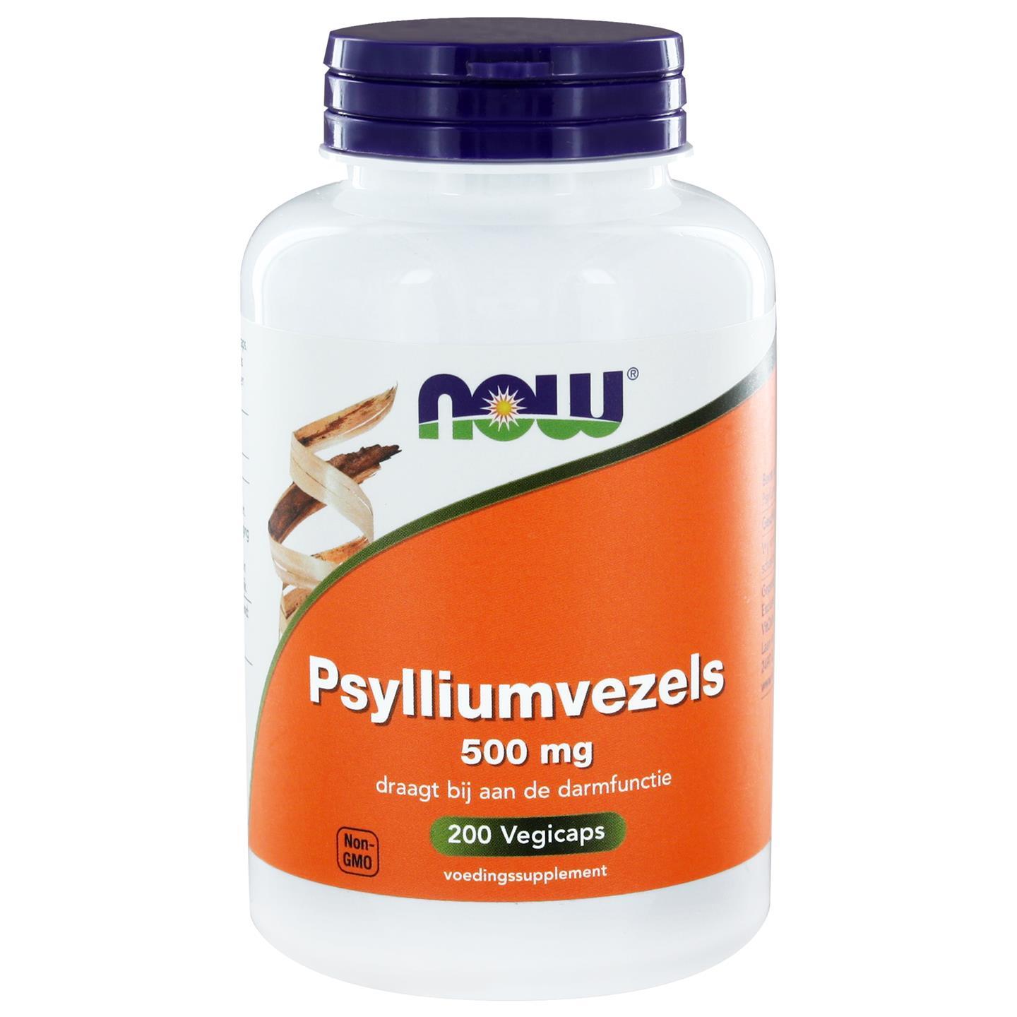 Psylliumvezels 500 mg (200 caps) - NOW Foods Psylliumvezels 500 mg (200 caps) - NOW Foods