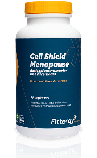 Cell Shield Menopause - Antioxidantencomplex met Zilverkaars (90 capsules) - Fittergy Cell Shield Menopause - Antioxidantencomplex met Zilverkaars (90 capsules) - Fittergy