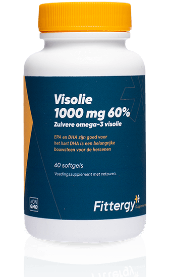 Afbeelding van Visolie 1000 mg 60% (60 softgels) - Fittergy