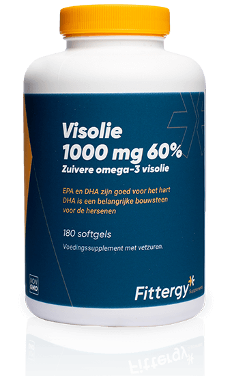 Afbeelding van Visolie 1000 mg 60% (180 softgels) - Fittergy