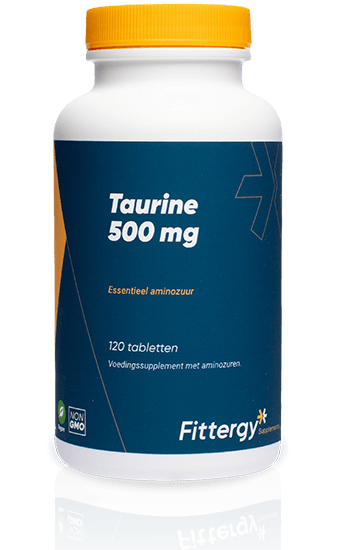 Taurine 500 mg (120 tabletten) - Fittergy