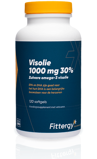 Afbeelding van Visolie 1000 mg 30% (120 softgels) - Fittergy
