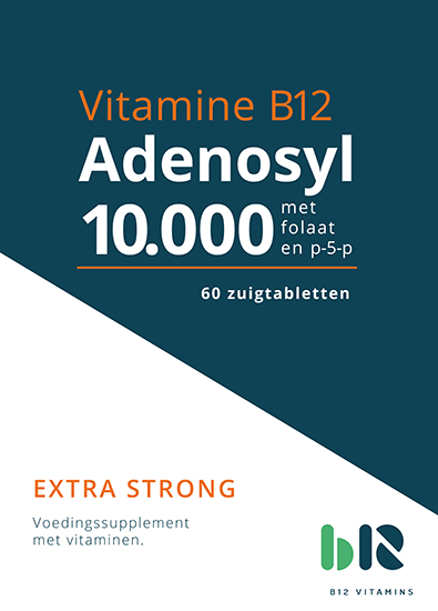 B12 Adenosyl 10.000 met Folaat (60 tabletten) - Orthovitaal