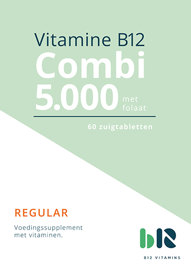 B12 Combi 5.000 met Folaat (60 tabletten) - Orthovitaal