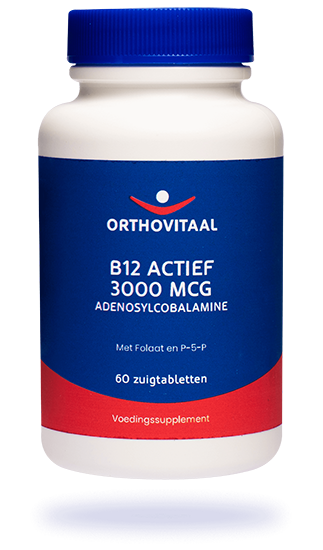 Orthovitaal B12 Actief 3000mcg 60 zuigtabletten