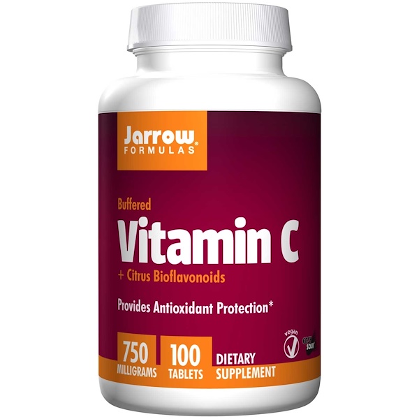 Vitamin C 750 mg (100 tablets) - Jarrow Formulas Vitamin C 750 mg (100 tablets) - Jarrow Formulas