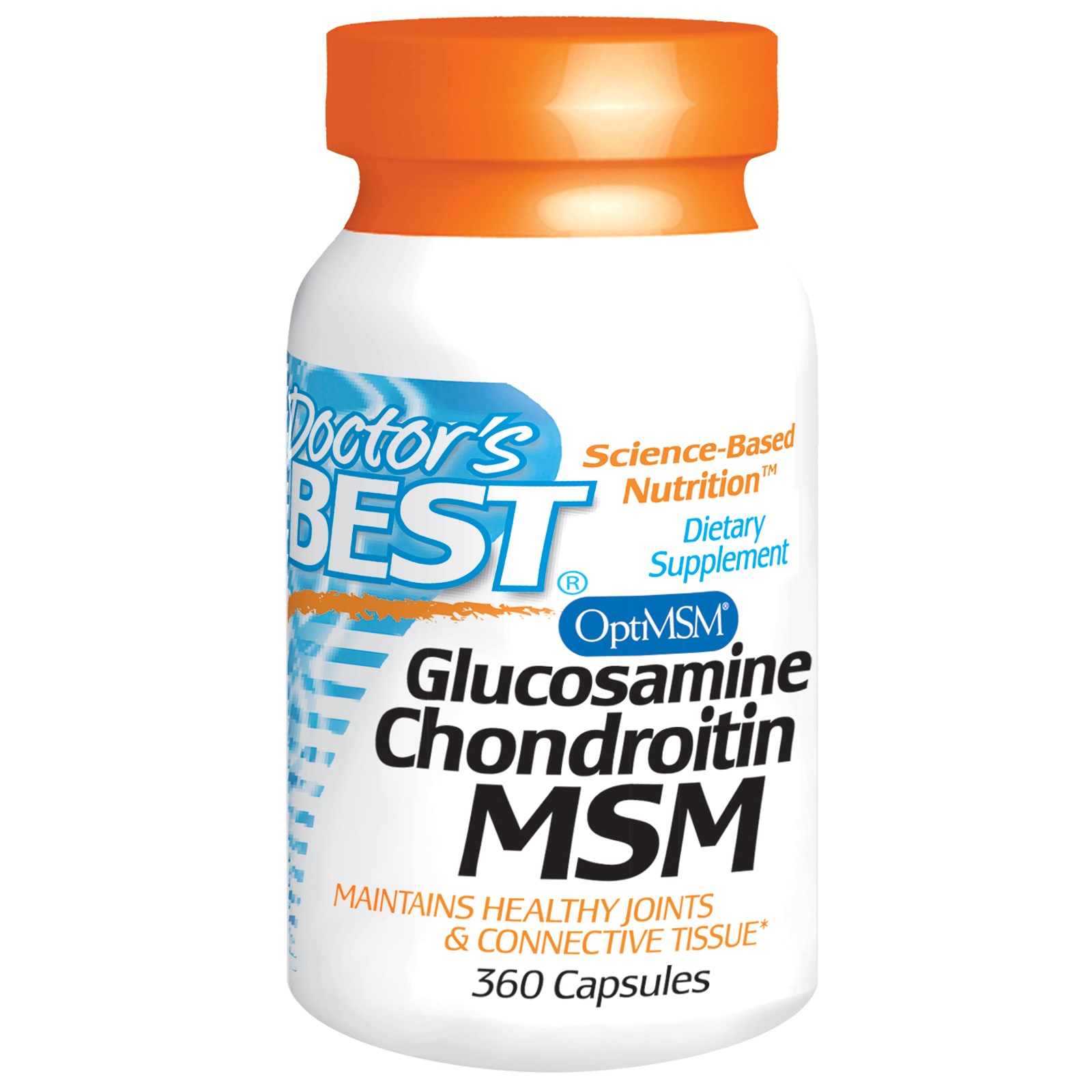 Doctor's Best, Glucosamine Chondroitin MSM, 360 Capsules