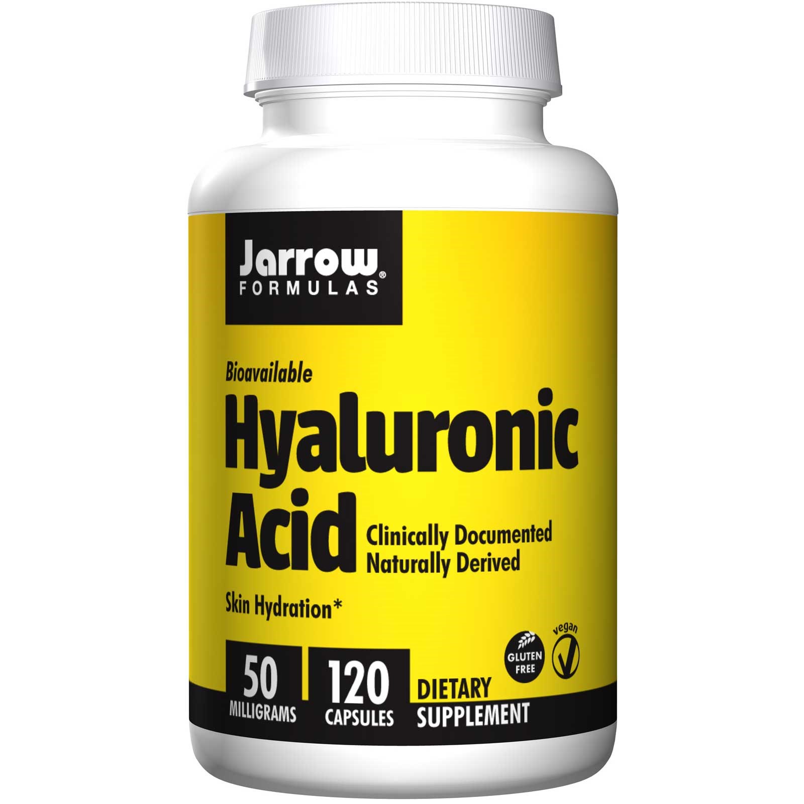 Hyaluronzuur 50 mg (120 Veggie Caps) - Jarrow Formulas