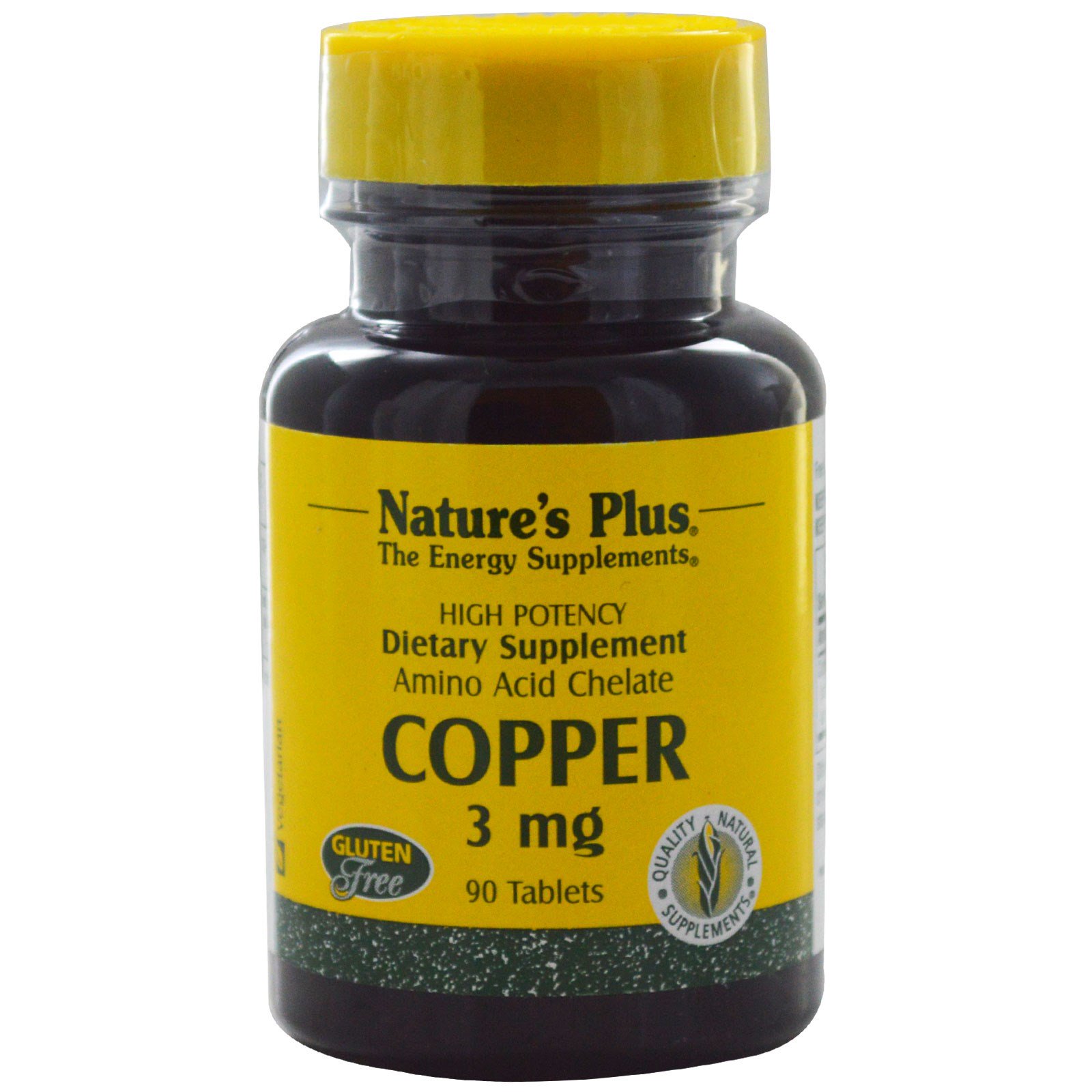 Copper, 3 mg (90 Tablets) Nature's Plus