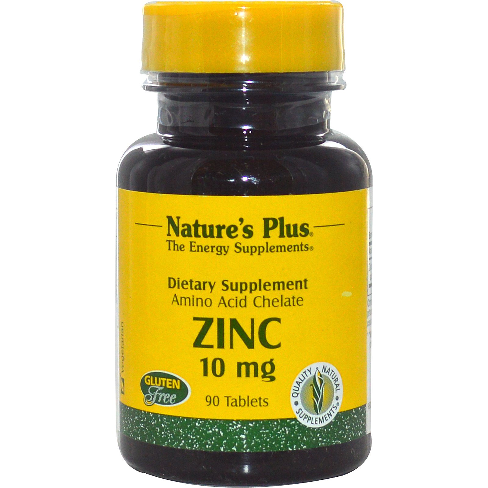 Zinc, 10 mg (90 Tablets) Nature's Plus