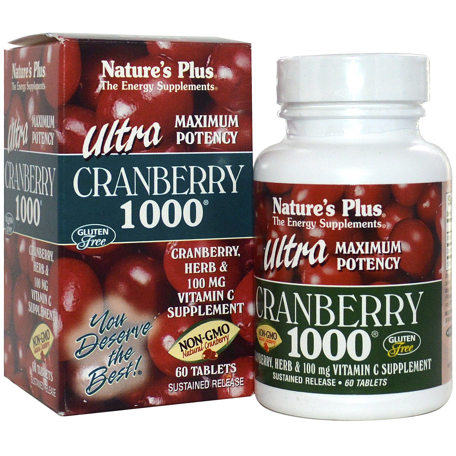 Ultra Cranberry 1000 (60 Tablets) Nature's Plus