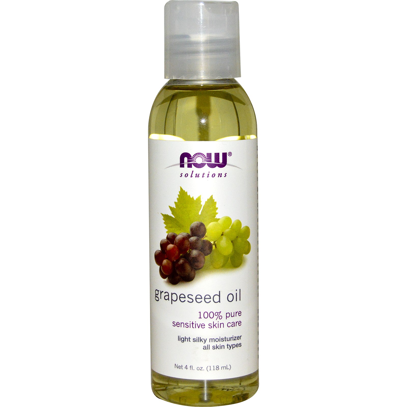 Foto van Grapeseed Oil (118 ml) - Now Foods