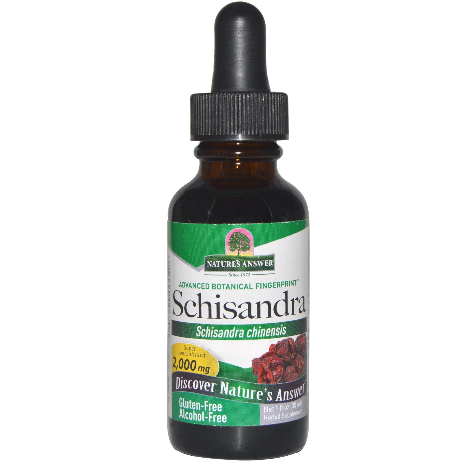 Schisandra, Alcohol-Free, 2000 mg (30 ml) - Nature&apos;s Answer