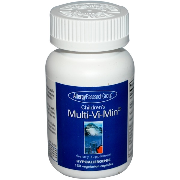 Multi-Vi-Min 150 Veggie Caps - Allergy Research Group Multi-Vi-Min 150 Veggie Caps - Allergy Research Group