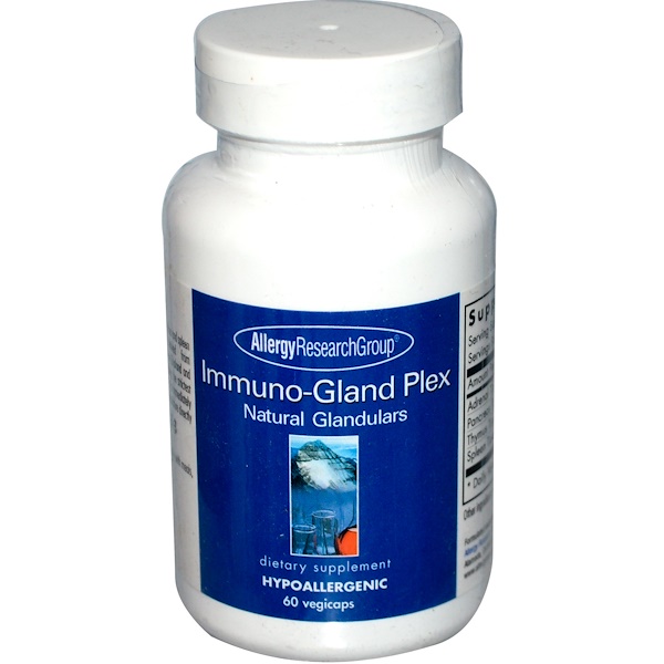 Immuno-Gland Plex Natural Glandulars 60 Veggie Caps - Allergy Research Group