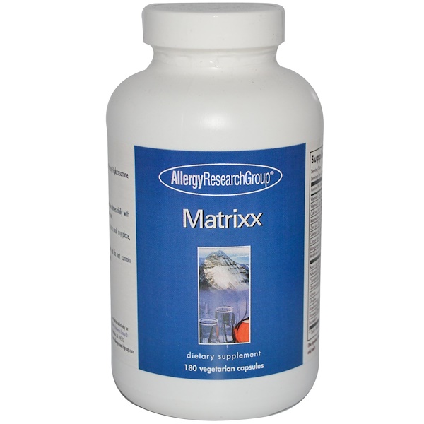 Matrixx 180 Veggie Caps - Allergy Research Group Matrixx 180 Veggie Caps - Allergy Research Group