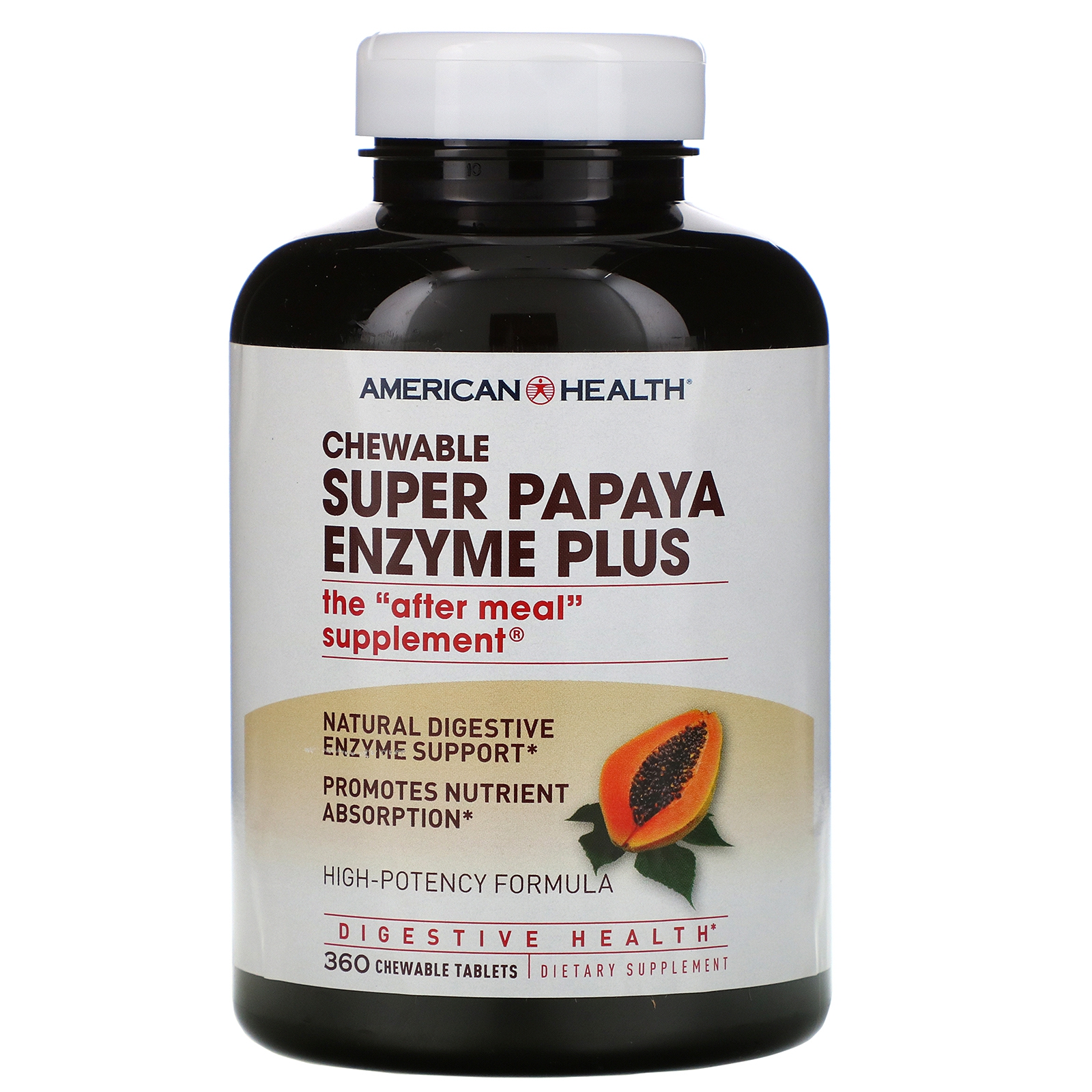Super Papaya Enzyme Plus (360 tablets) - American Health Super Papaya Enzyme Plus (360 tablets) - American Health