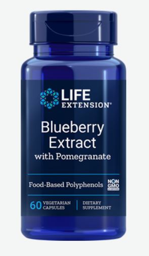 Blueberry Extract with Pomegranate, 60 Vegetarian Capsules