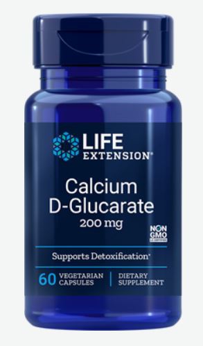 Calcium D- Glucarate, 200 mg, 60 Vegetarian Capsules