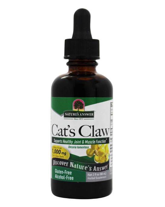 Cat&apos;s Claw, Alcohol-Free, 2000 mg (60 ml) - Nature&apos;s Answer