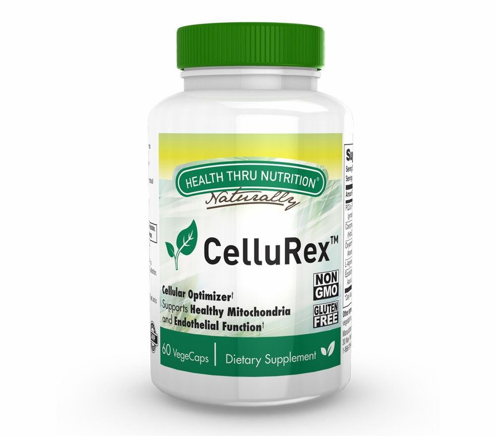 CelluRex™ (with PQQ, CoQ-10 and More) (60 Vegicaps) - Health Thru Nutrition