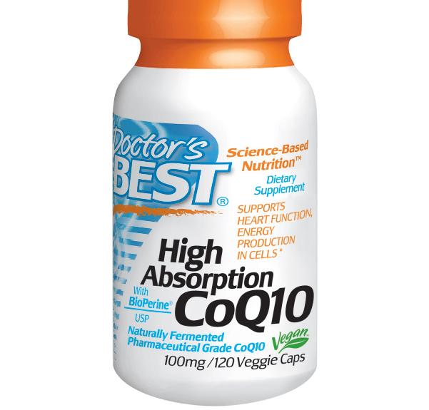 Hoge Opname CoQ10, 100 mg (120 Veggie Caps) - Doctor&apos;s Best