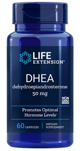 DHEA 50 mg (60 Capsules) - Life Extension