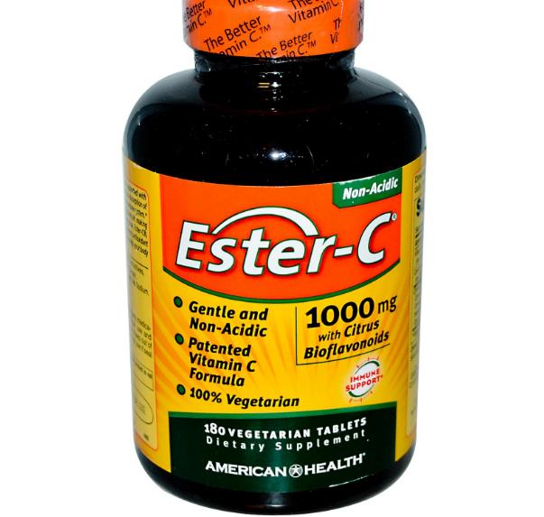 Ester-C Vitamine C met Citrus Bioflavonoiden (180 Veggie Tablets) - American Health Ester-C Vitamine C met Citrus Bioflavonoiden (180 Veggie Tablets) - American Health