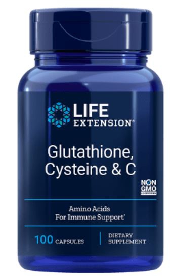 Glutathione Cysteine & C - 100 Vegetarian Capsules - Life Extension