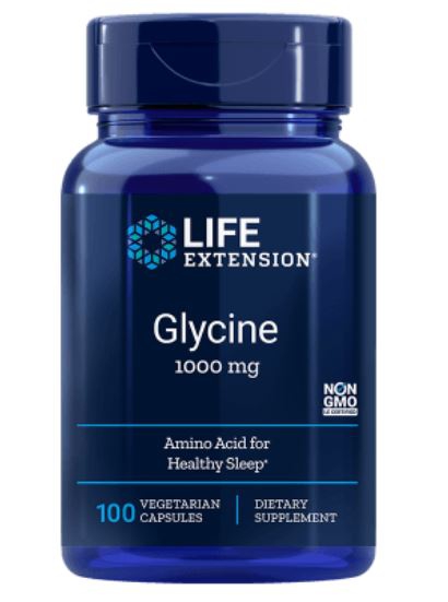 Glycine 1000 mg (100 vegetarische capsules) - Life Extension