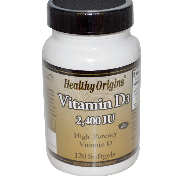 Vitamine D3 2400 IE (120 Softgels) - Healthy Origins Vitamine D3 2400 IE (120 Softgels) - Healthy Origins