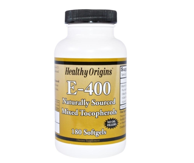 Vitamine E-400 (180 Softgel Capsules) - Healthy Origins