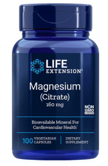 Life Extension Magnesium Citraat 100mg - 100 vegetarische capsules