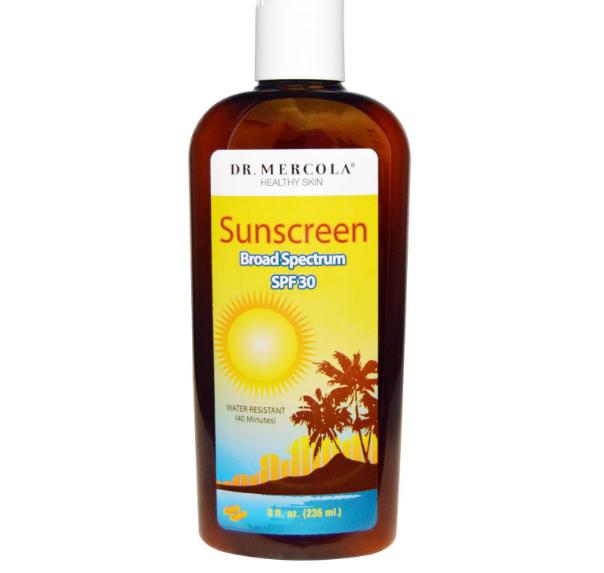 Natuurlijke Zonnebrandcrème SPF30 met Groene Thee (236 ml) - Dr. Mercola