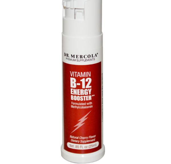 Vitamine B12 Energie Booster Bessensmaak (25 ml) Dr. Mercola