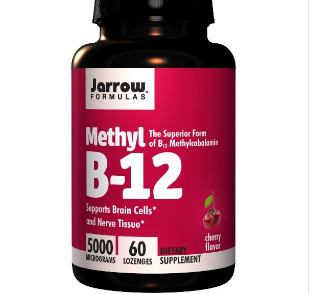 Methylcobalamine B12, 5000 mcg (60 Lozenges) - Jarrow Formulas Methylcobalamine B12, 5000 mcg (60 Lozenges) - Jarrow Formulas