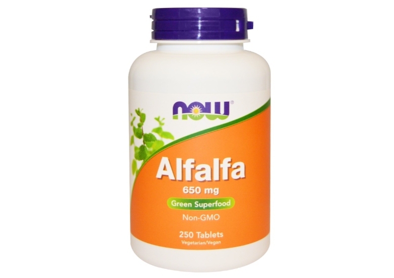 Alfalfa 650 mg (250 tablets) Now Foods